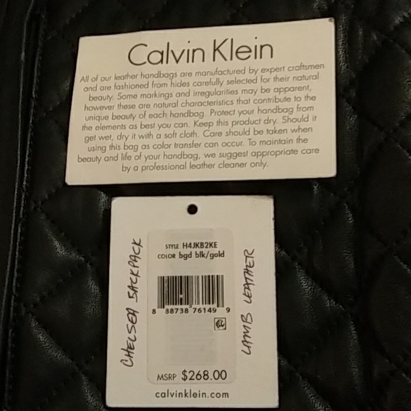 Calvin Klein purse/handbag/backpack main image 4